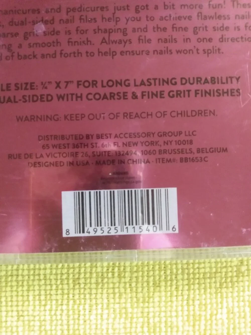 Set of Nail Filers